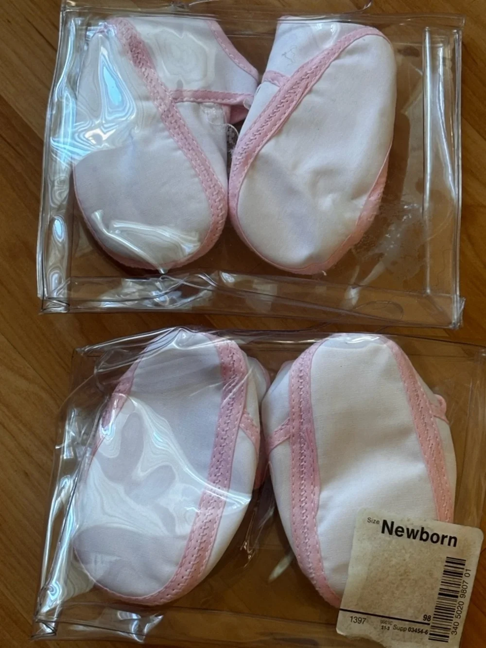 Baby Pink Infant  Vintage 80’s Mary Jane Shoes - I Love Mommy / I Love Daddy
